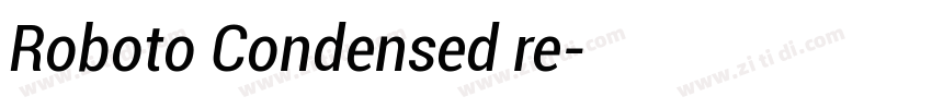 Roboto Condensed re字体转换 Roboto Condensed re字体转换
